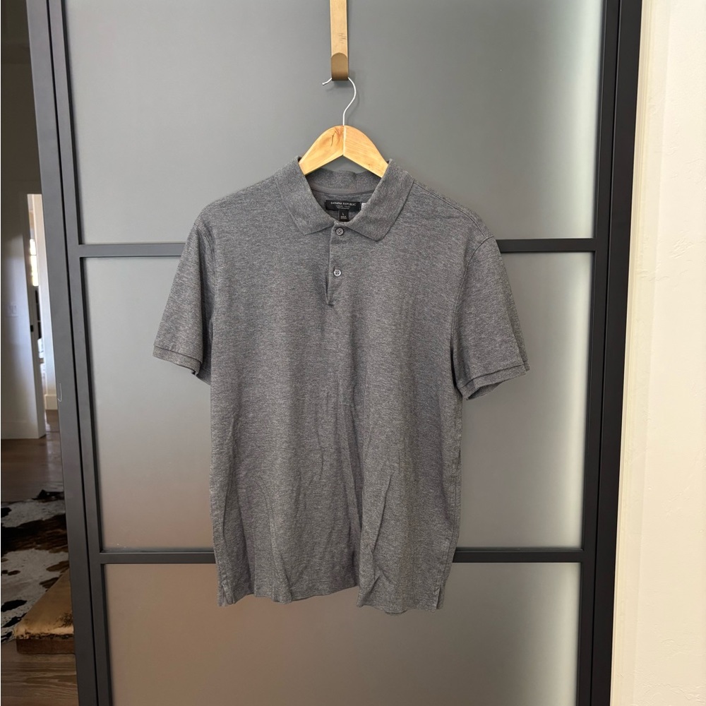 Banana Republic Charcoal Polo Shirt